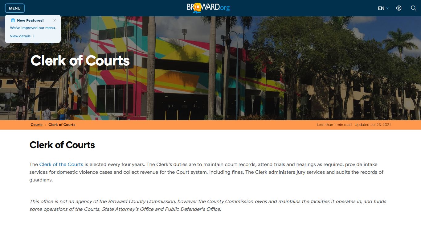 Court Services Clerk of Courts - Broward County, Florida